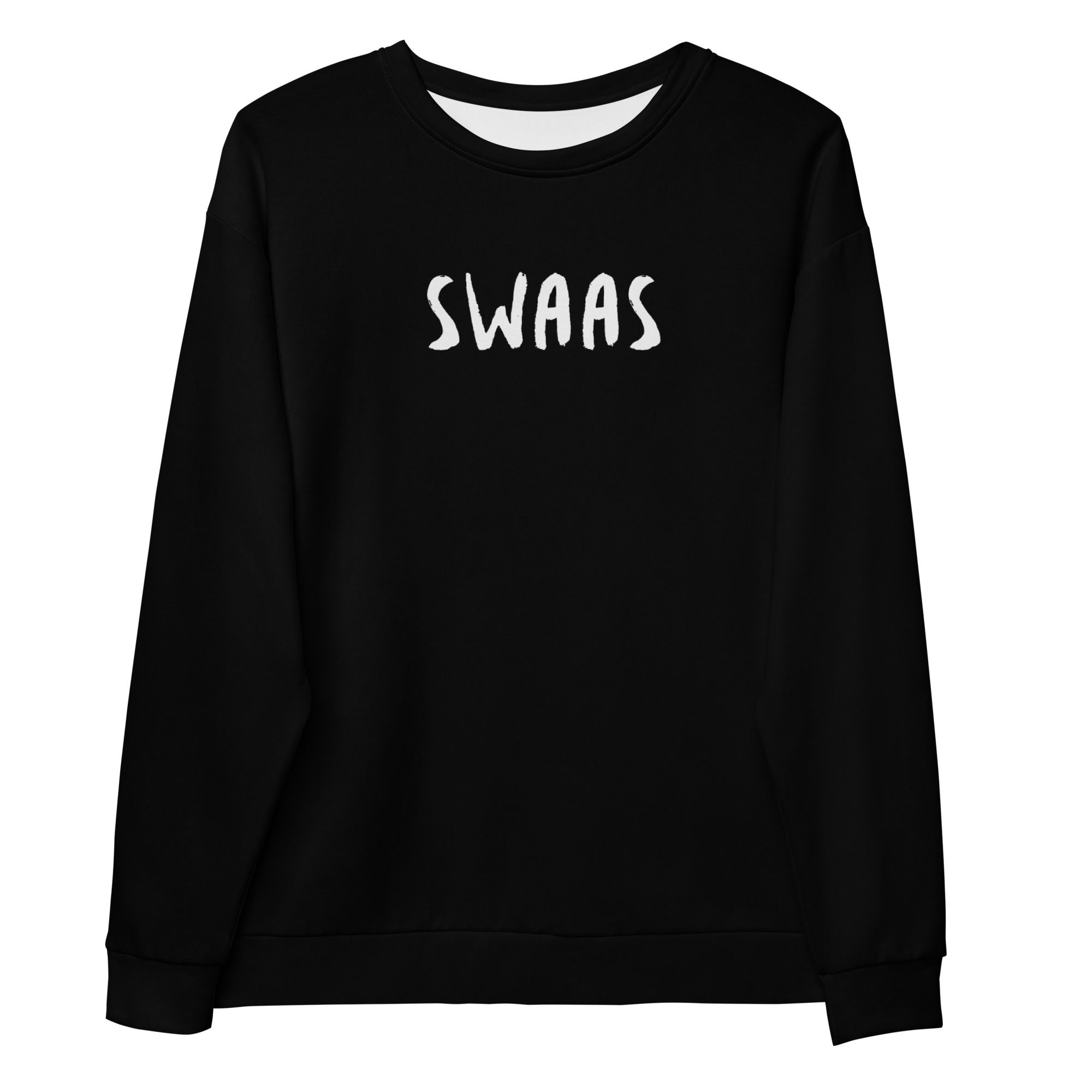 SWAAS WITH GREY AND BLACK LOGO ON BACK