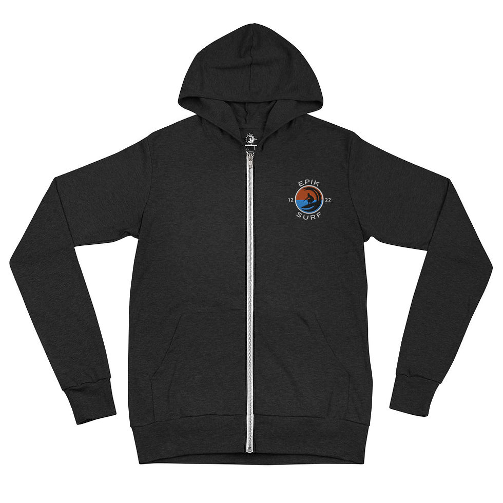Thumbnail: 1222 EPIK SURF COLOR EMBROIDERED LIGHTWEIGHT HOODIE