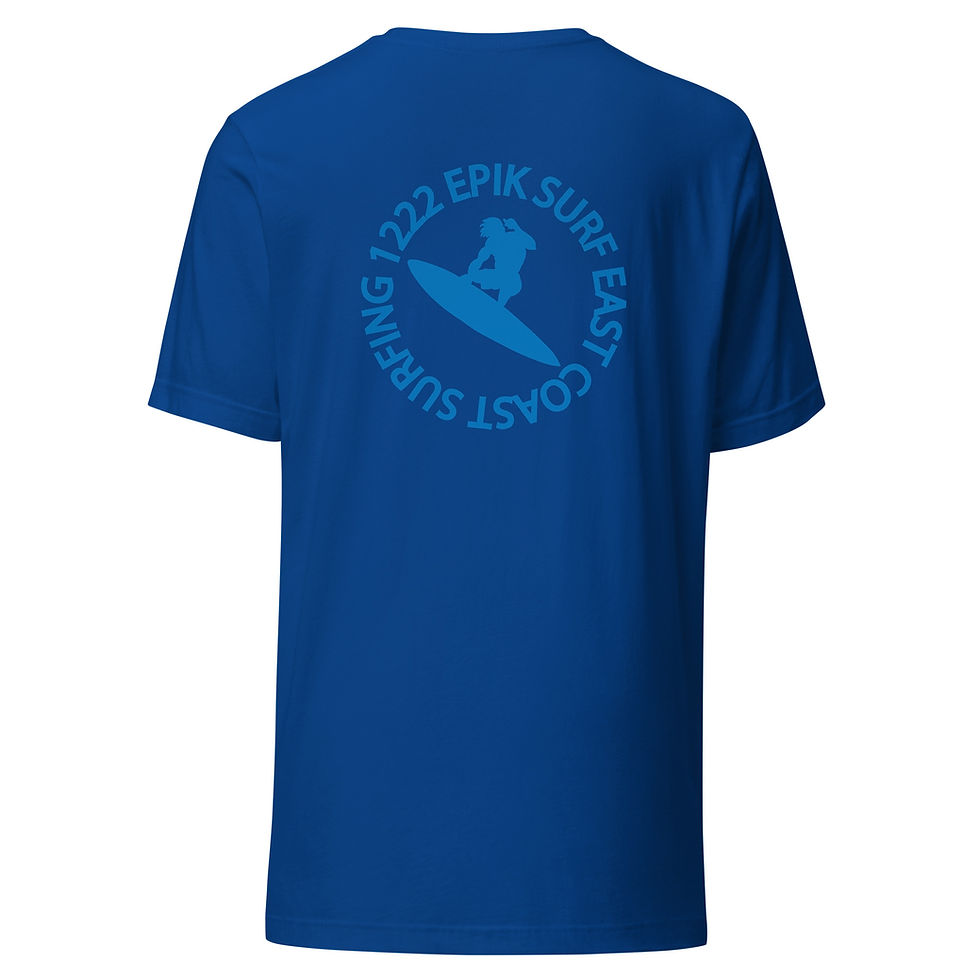 Thumbnail: 1222 EPIK SURF EAST COAST SURFING WITH SURFER LEFT CHEST AND BACK