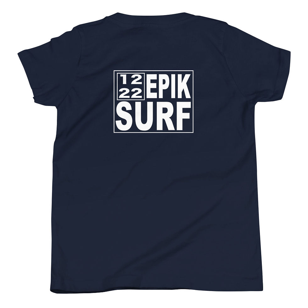 KIDS UNISEX 1222 EPIK SURF LOGO WITH BACK LOGO