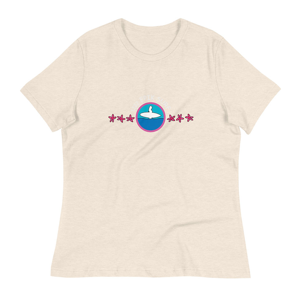Thumbnail: 1222 EPIK SURF FLOWERS WITH COLOR LOGO ON BACK