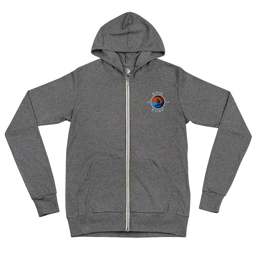 Thumbnail: 1222 EPIK SURF COLOR EMBROIDERED LIGHTWEIGHT HOODIE