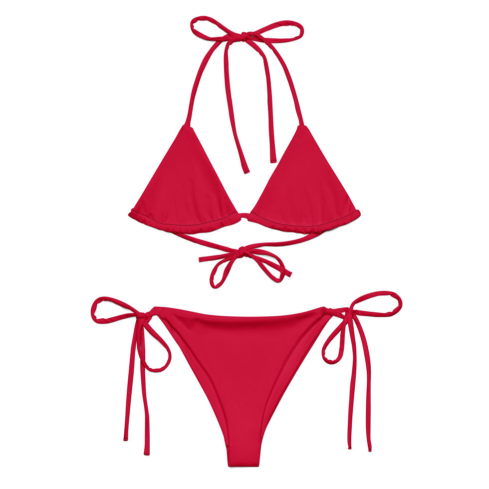 Thumbnail: RED SWIMSUIT WITH 1222 EPIK SURF SWAAS ON BACK BOTTOM