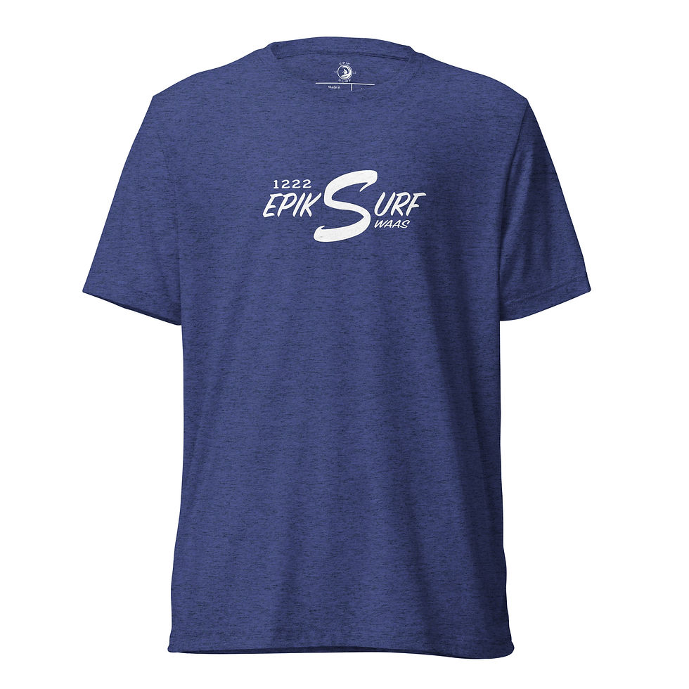 Thumbnail: 1222 EPIK SURF SWAAS TRI-BLEND WITH WHITE LOGO ON BACK