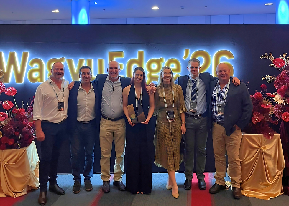 The Andrews Meat and JBS Livestock teams pictured at the awards evening.