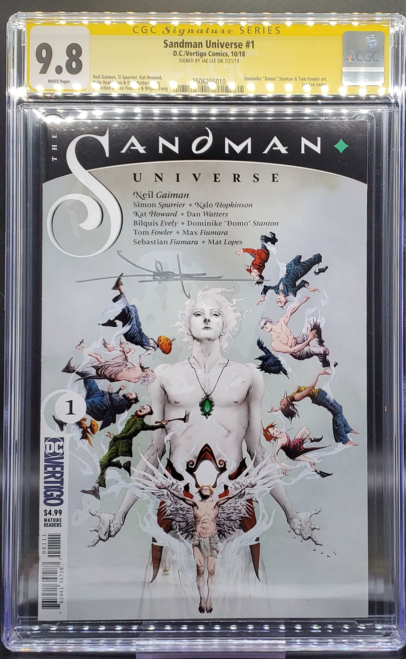 Sandman Universe #1 CGC Signature Series, Signed by Cover Artist Jae Lee