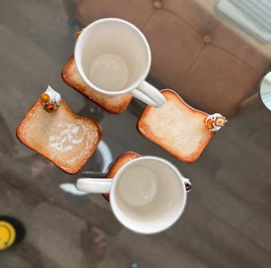 Dough Ducks on Toasters (set of 4)