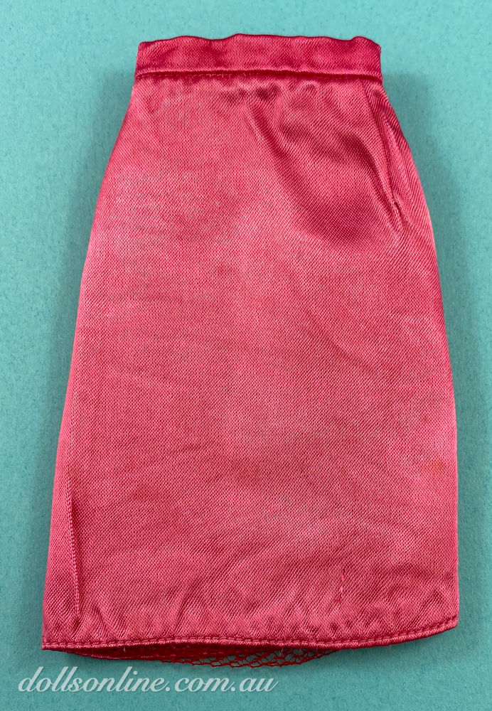 Thumbnail: Pak pink satin wrap skirt