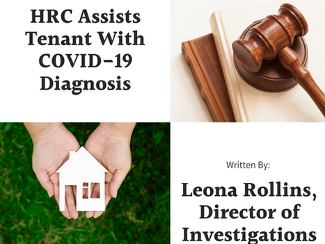 HRC Assists Tenant with COVID-19 Diagnosis