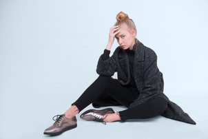 Fashion-Model-Sitting