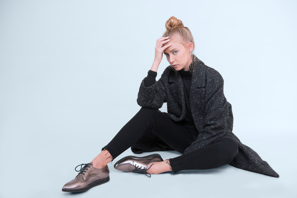 Fashion-Model-Sitting