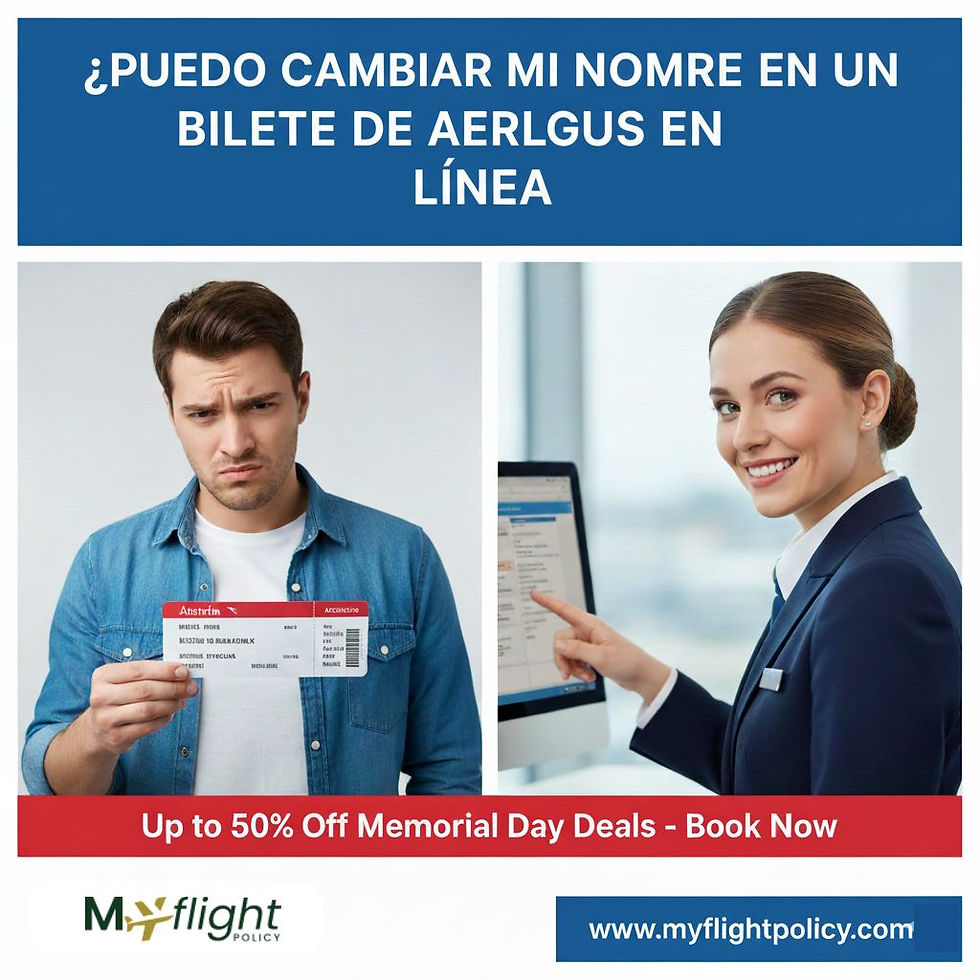 Política de corrección de nombres de Aer Lingus