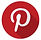 símbolo da rede social pinterest