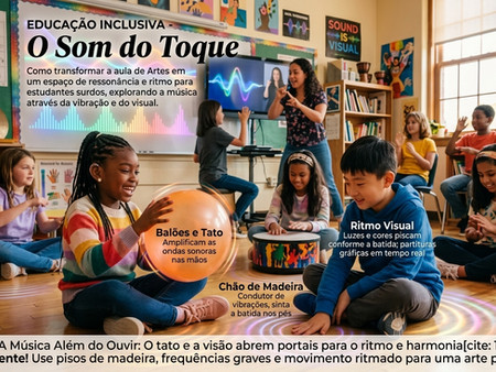 "O Som do Toque: Educação Inclusiva em Artes"
