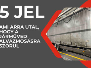 5 jel, ami arra utal, hogy a járműved alvázmosásra szorul