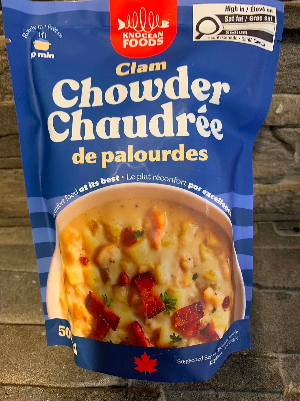 Thumbnail: Chaudrée de palourde congelé 500 ml