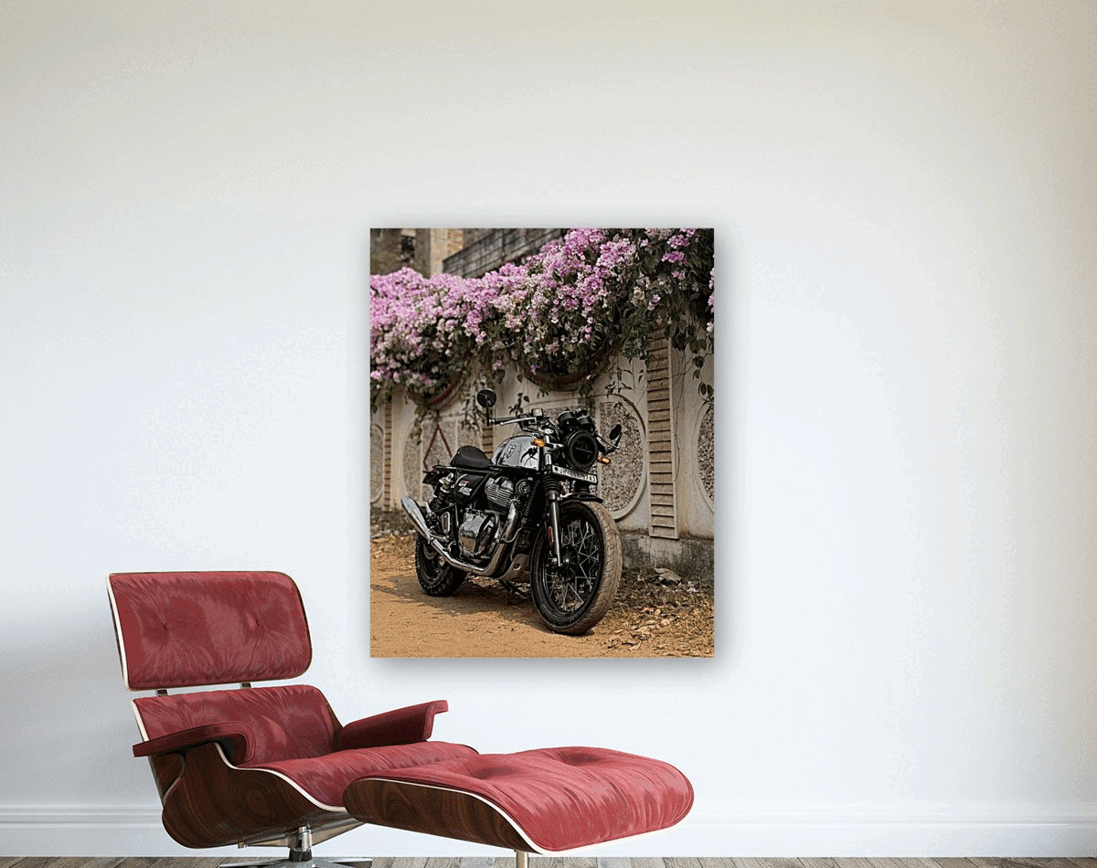 GT 650 Neon Poster Street View Gif