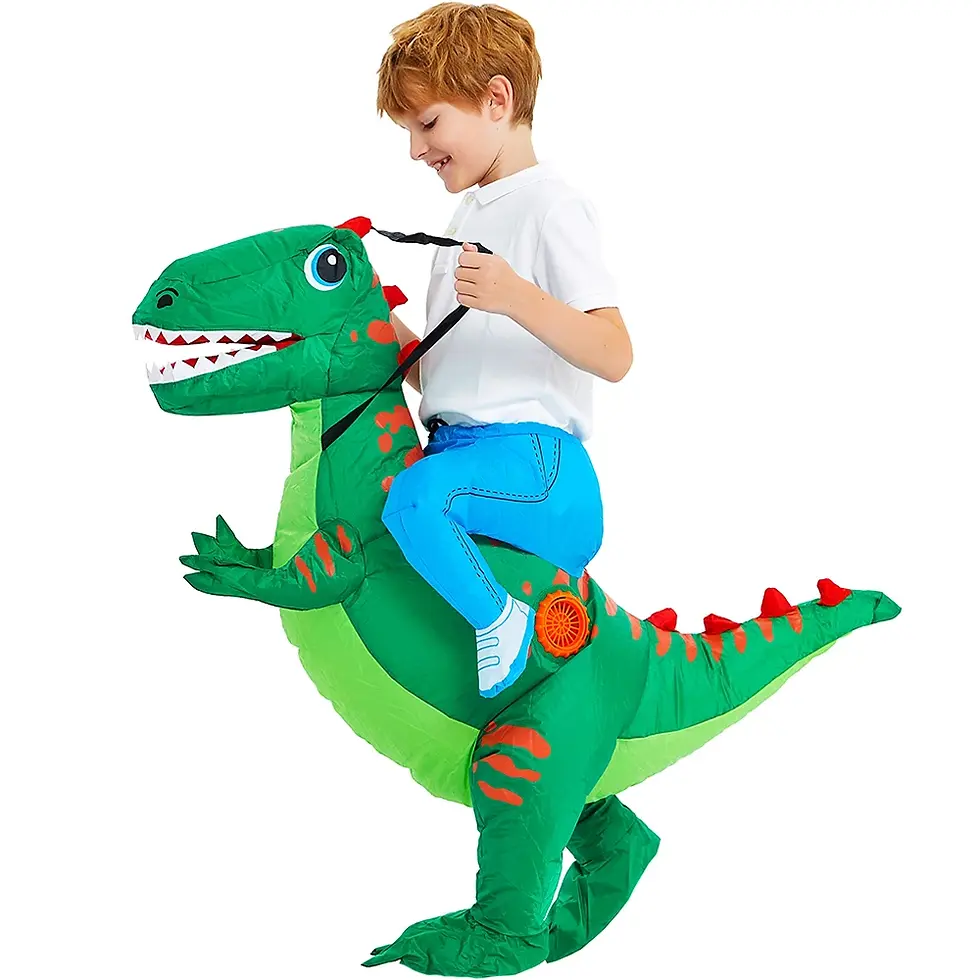 Thumbnail: Kids Child Dinosaur Inflatable Costume Anime Purim Halloween Christmas Party Cos