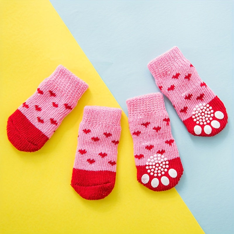 Thumbnail: Pet socks, anti dirt and anti slip dog foot covers, Teddy Bears, Puppy Cotton So