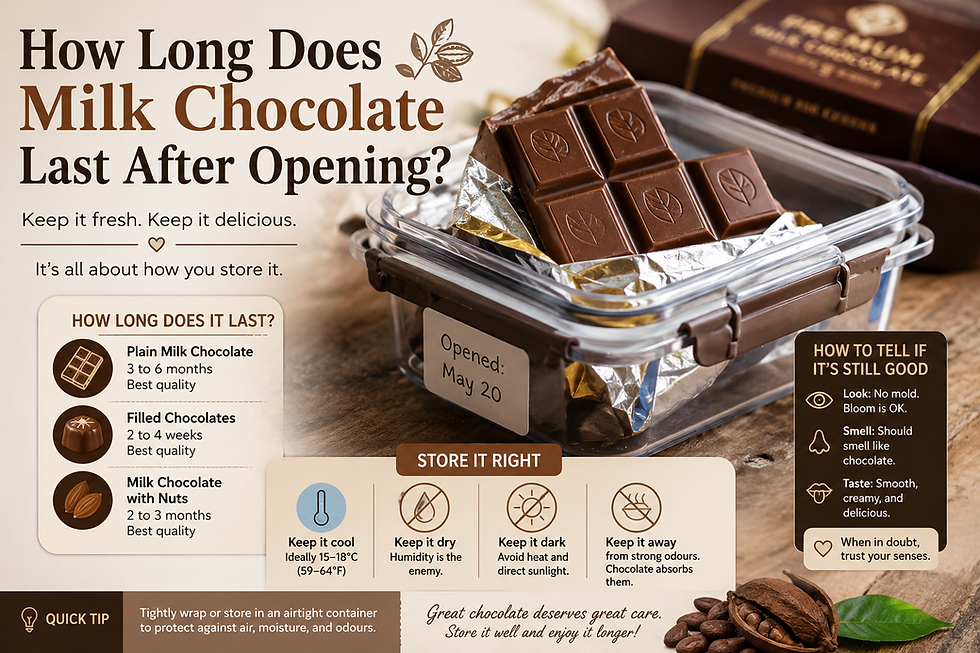 how long does chocolate last