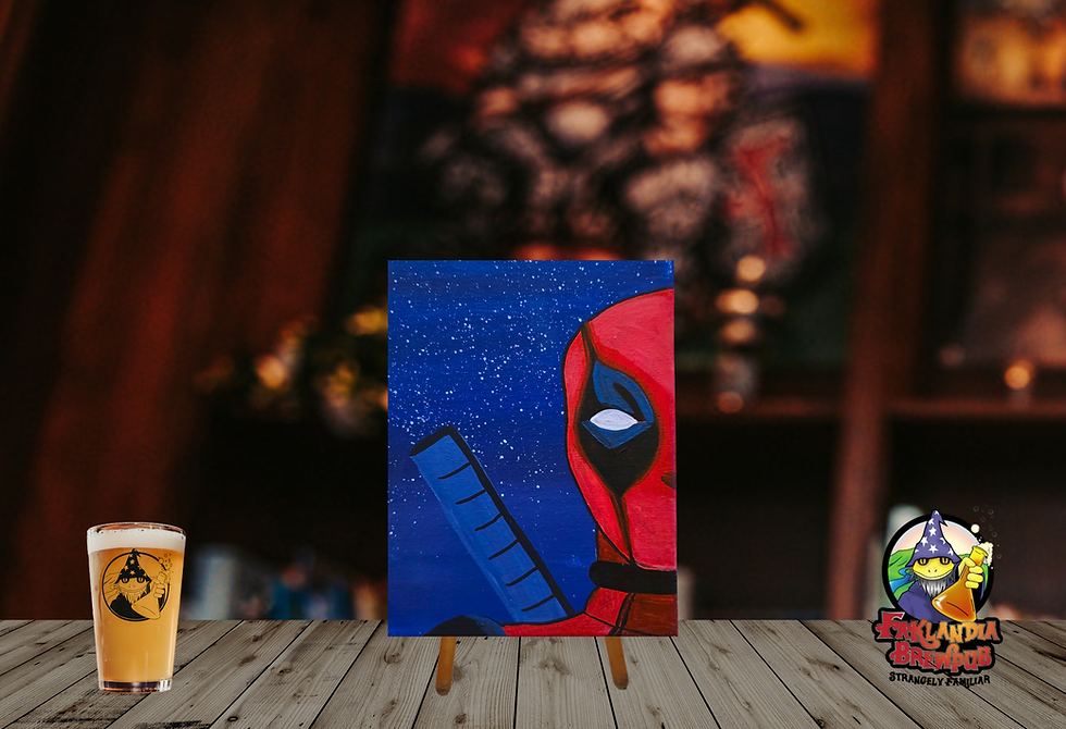 Deadpool Paint & Sip at Faklandia Brewpub