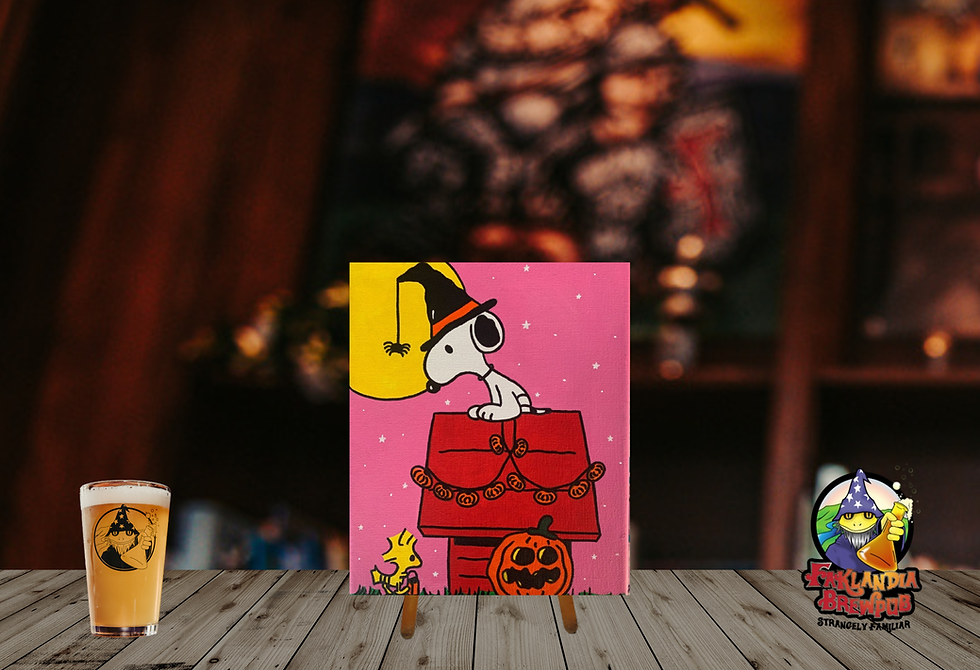 Clase de pintura de muñeco de nieve