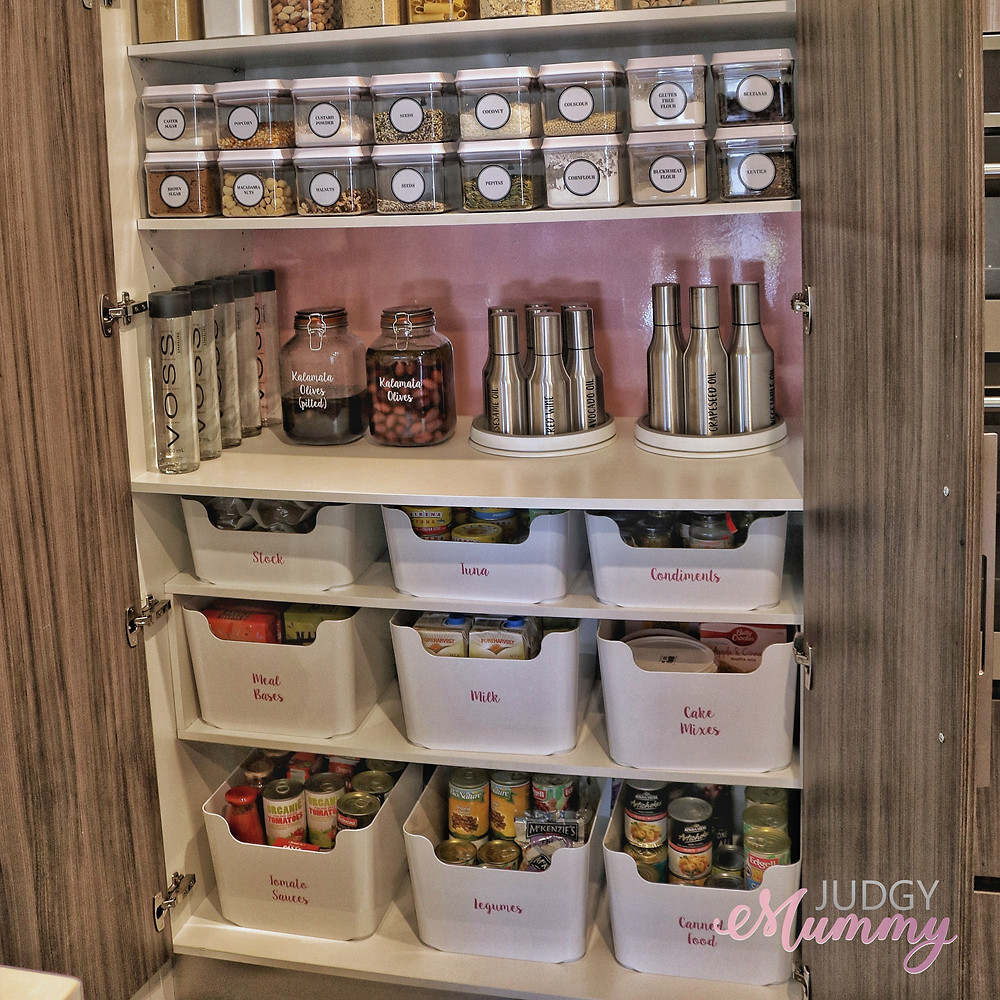 Nina Belle Kitchen Pantry organisation