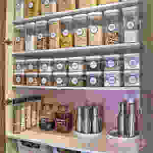 Nina Belle - Judgy Mummy - Kitchen pantry organisation - containers from The Organising Platform and Kmart