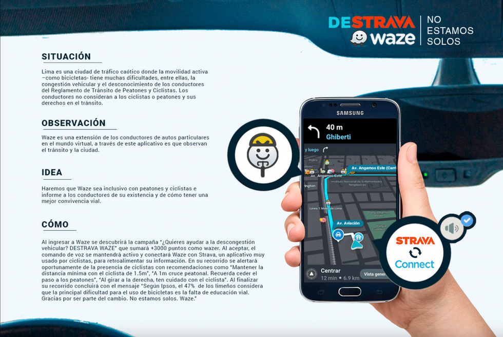 Destrava Waze Ad Creative Campaign