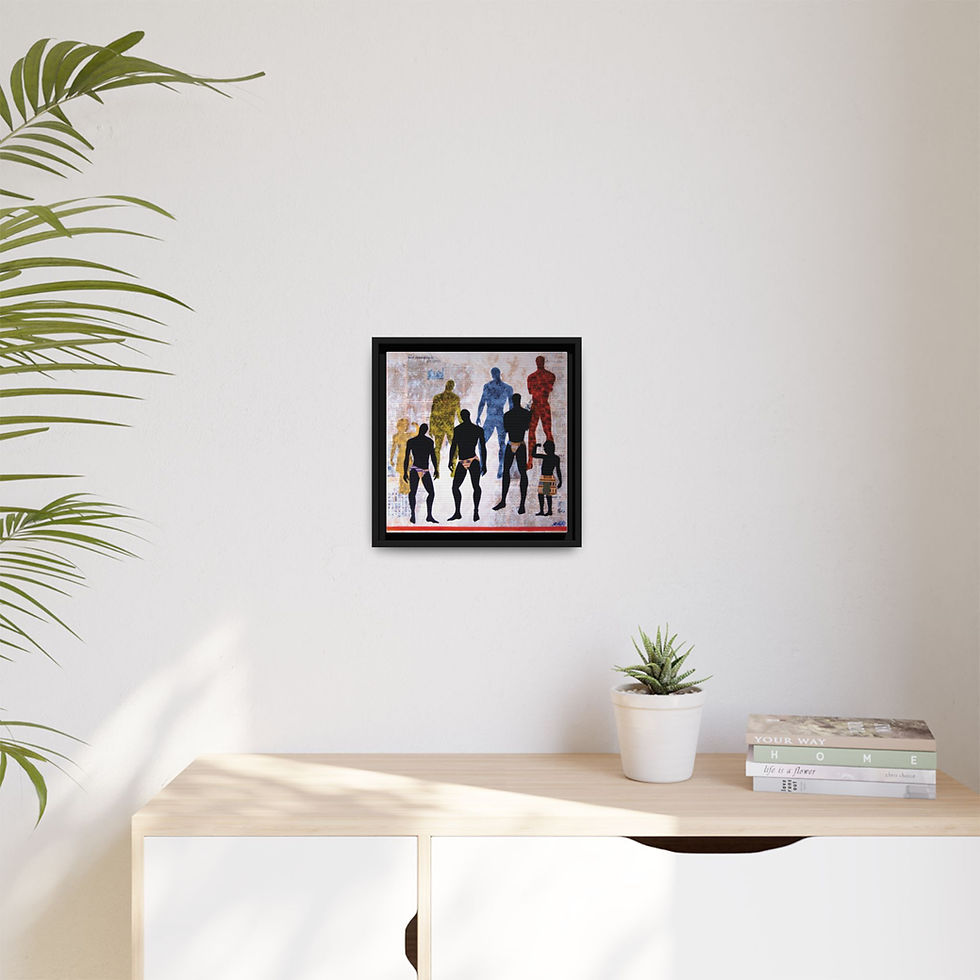 Thumbnail: Man Made Framed Art Print