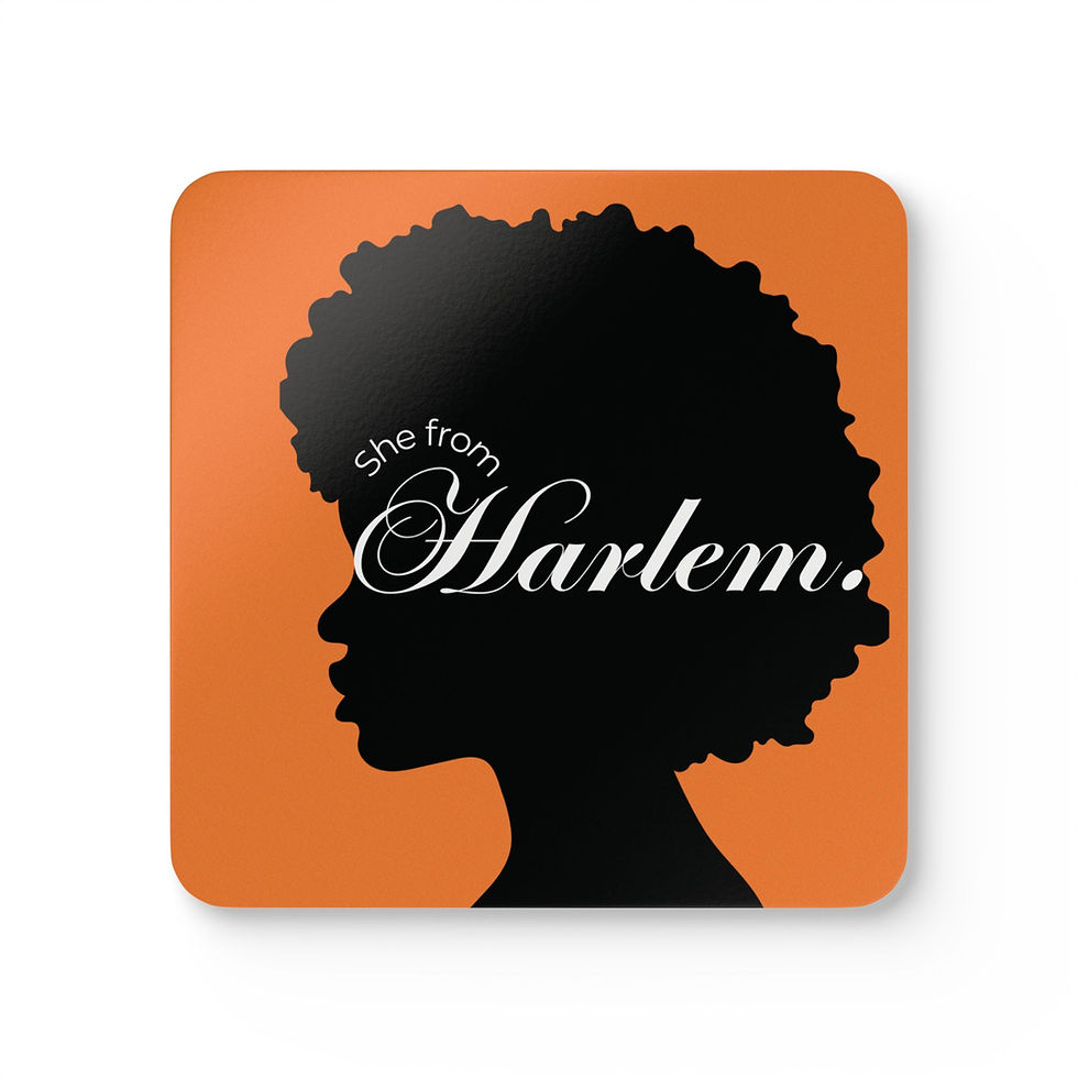 Thumbnail: She from Harlem Corkwood Coaster Set