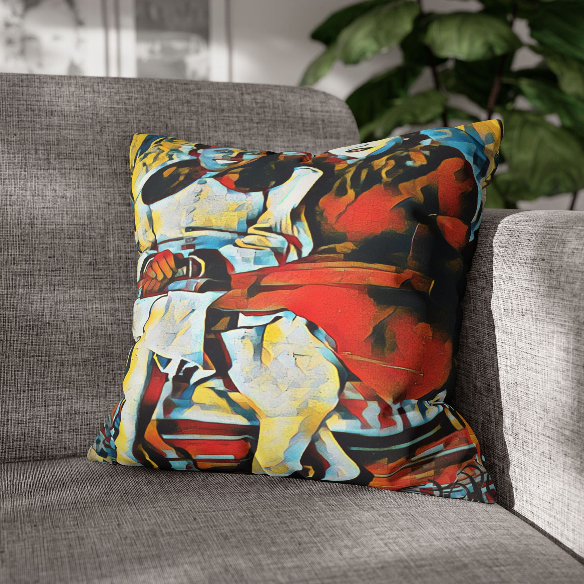 Copy of Miss Understood Suede Decorative Pillow Sham - 18x18 inch