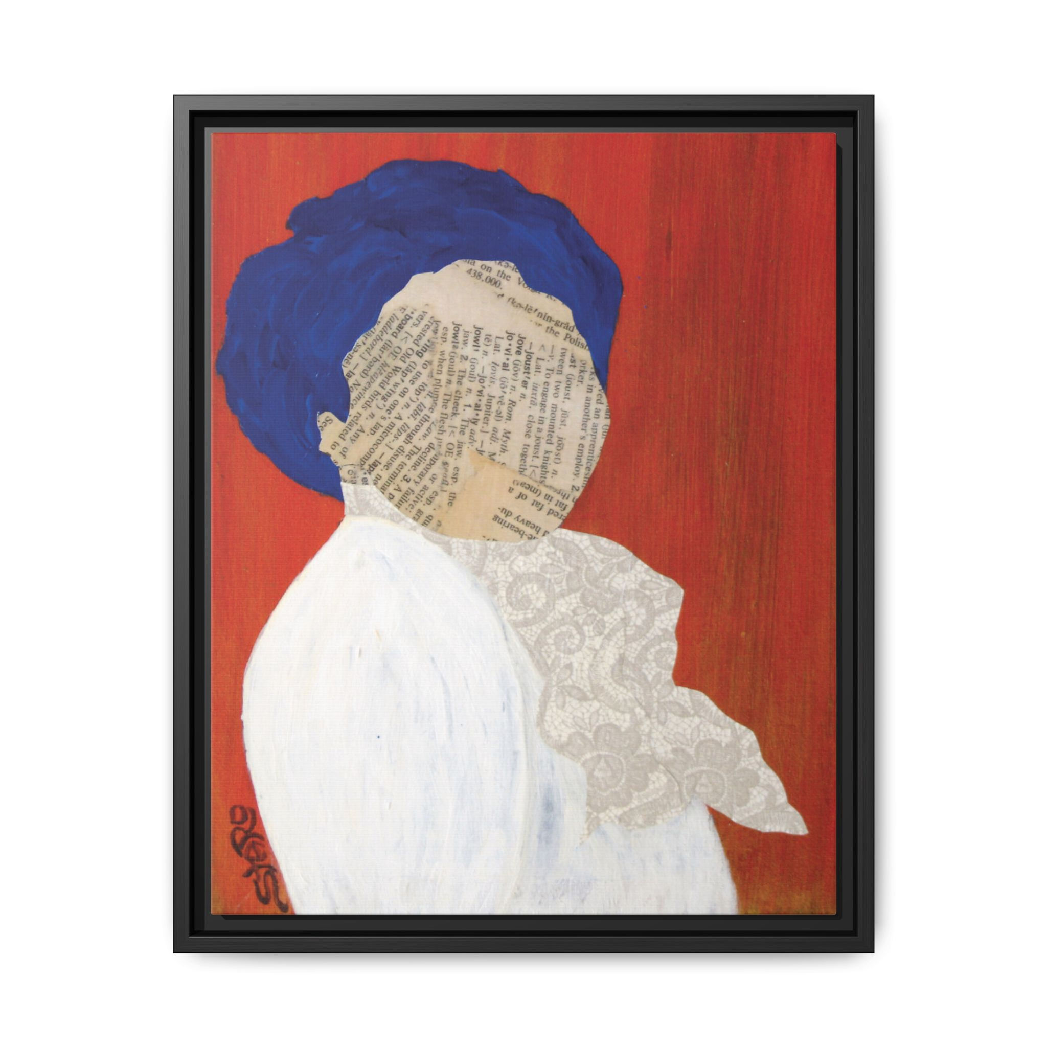 Miss Understood Framed Art Print