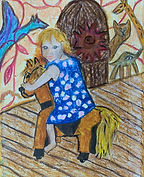 little girl on horse