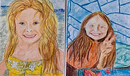 mother and daughter portraits