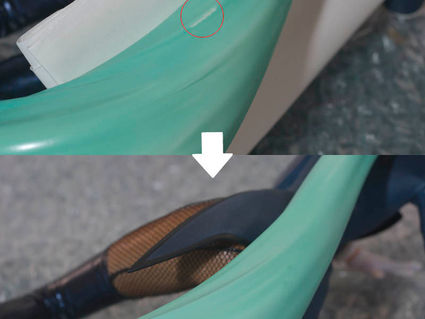 完成品ガレージキットの修復/初音ミク塗装の剥がれ