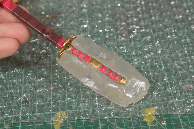 フィギュアパーツの型取り