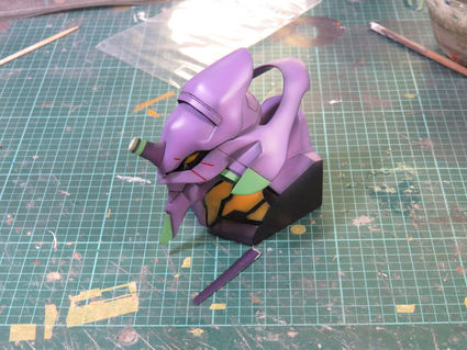 新世纪福音战士01号头部模型复原