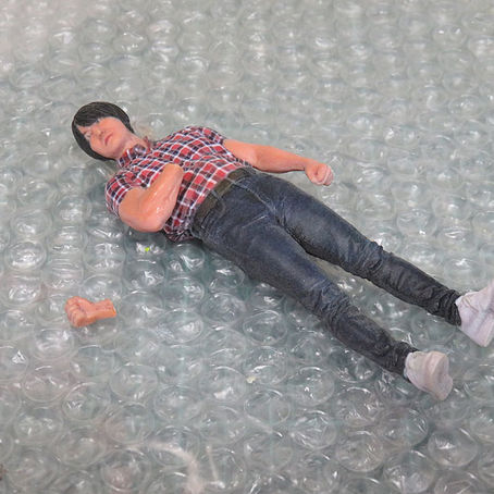 青木マッチョ3Dプリントフィギュア修復