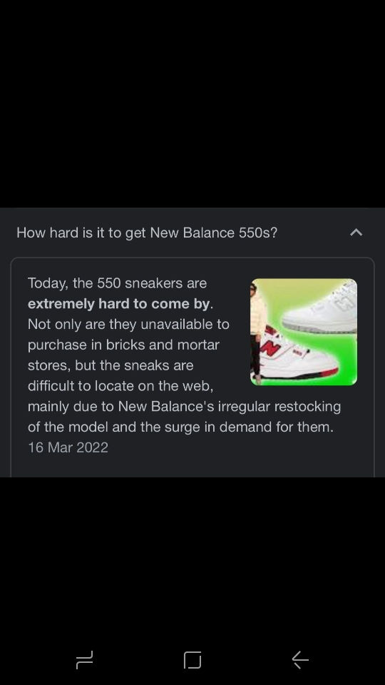 Thumbnail: Limited New Balance "550"