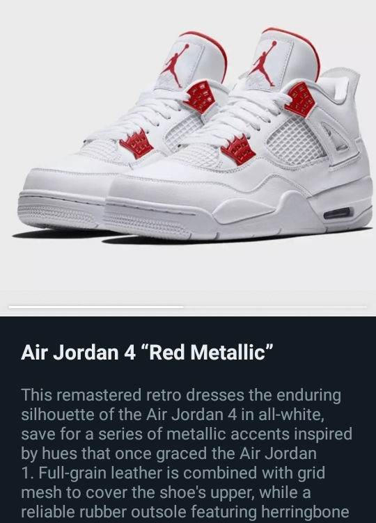 Thumbnail: Nike AirJordan'4