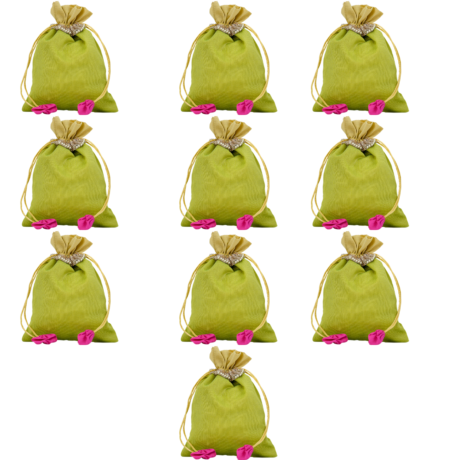 Traditional Potli Bag Ethnic Drawstring Pouch Stylish Party Wedding