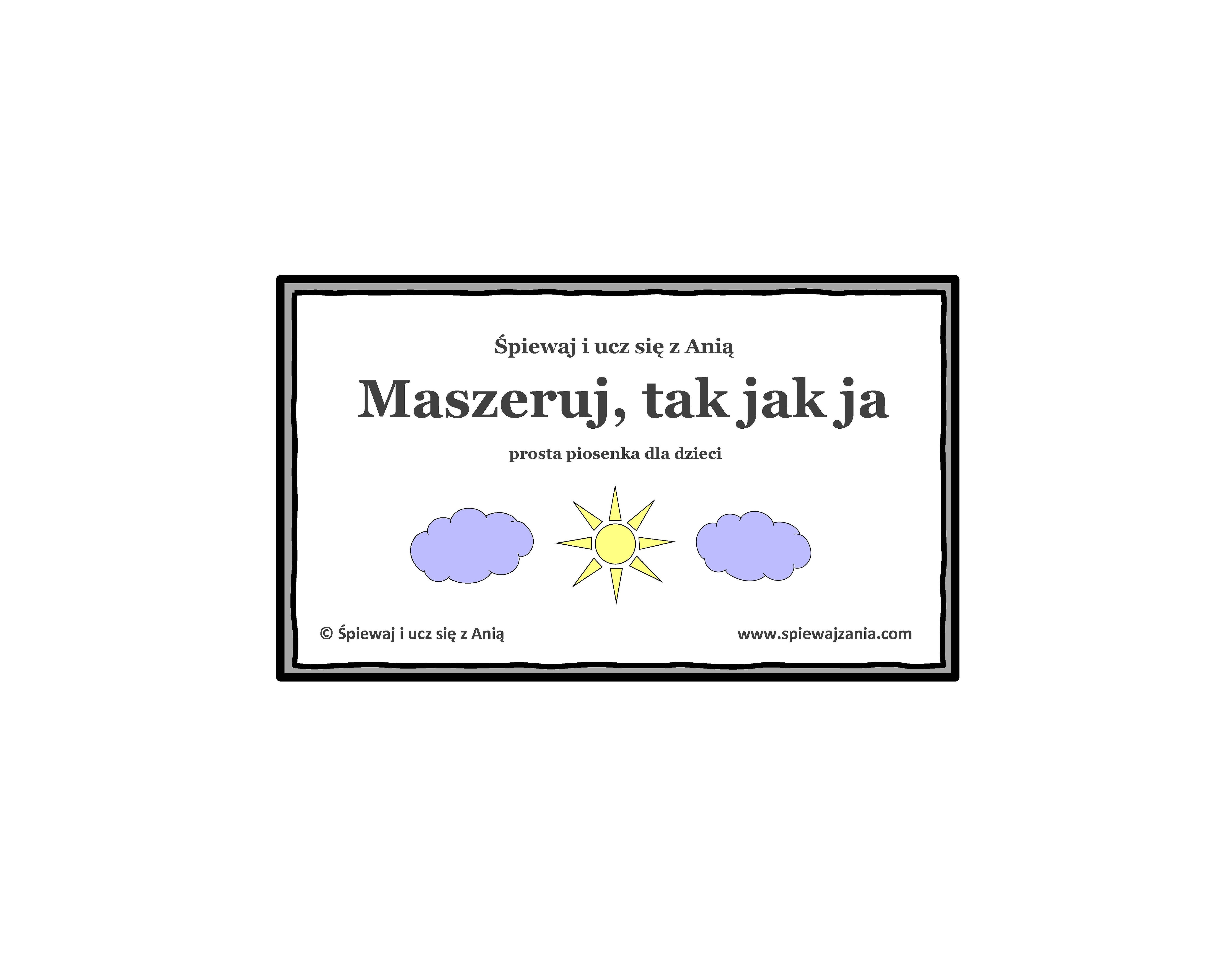 "Maszeruj,tak jak ja" mp3 wersja wokalno-instrumentalna