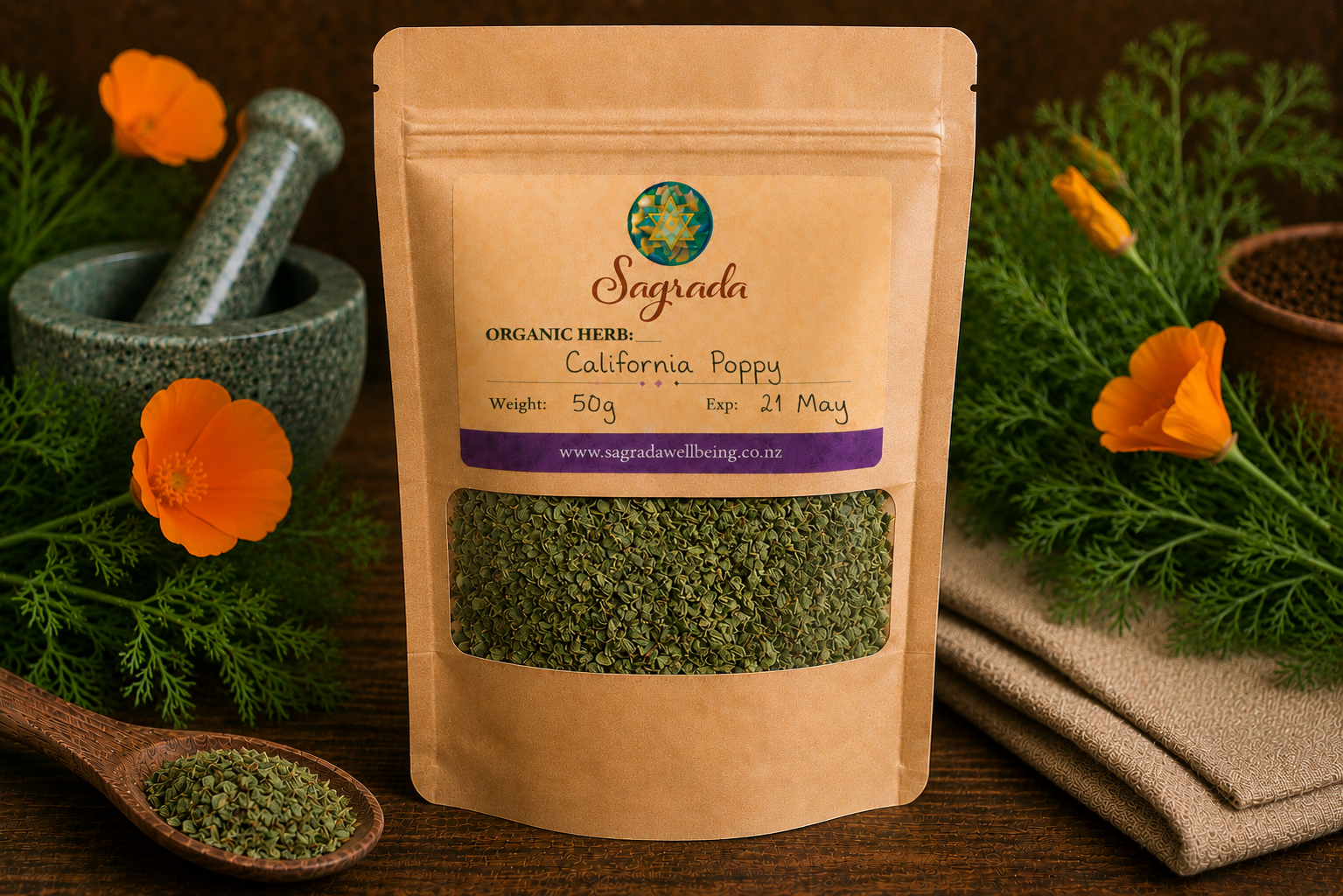 Californnia Poppy Organic