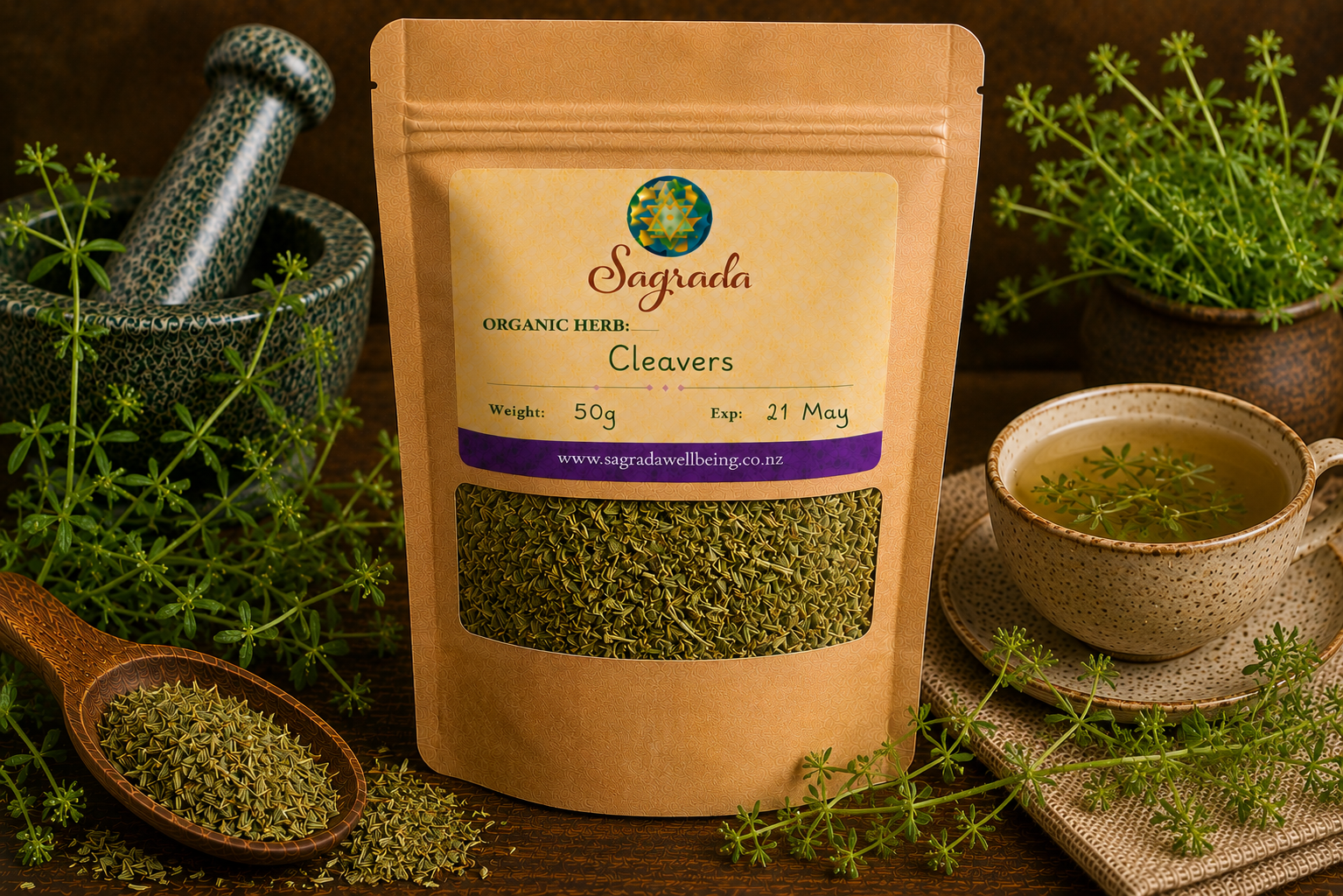 Cleavers (Clivers) - Organic