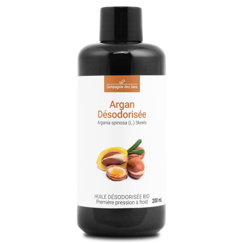 Huile végétale d'Argan désodorisée BIO du Maroc - 200 ml