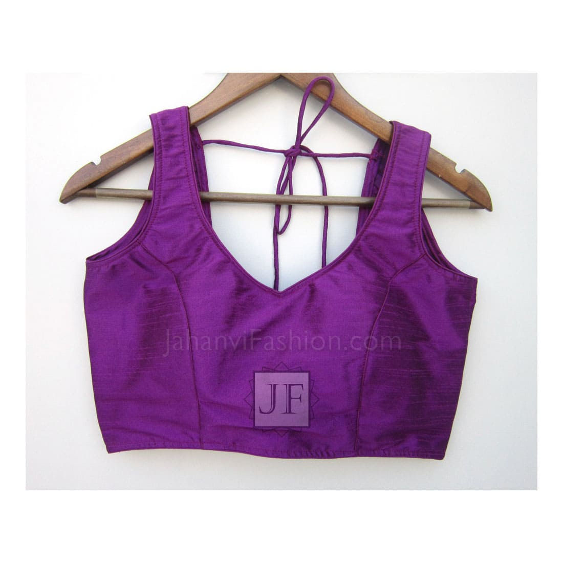 Violet Readymade Designer Fitted Saree Blouse