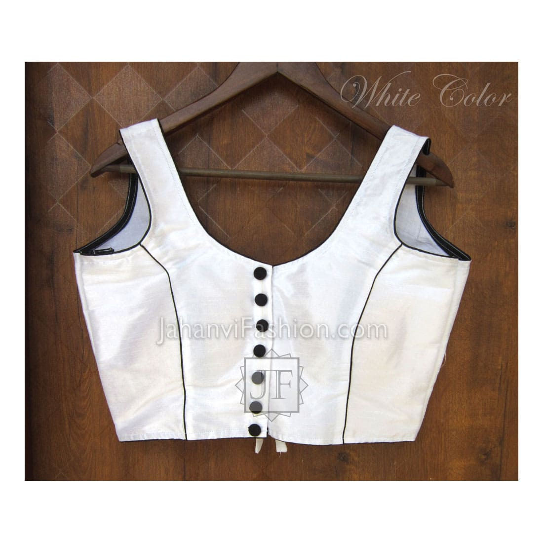 Readymade Designer Contrast Piping Saree Blouse For Women