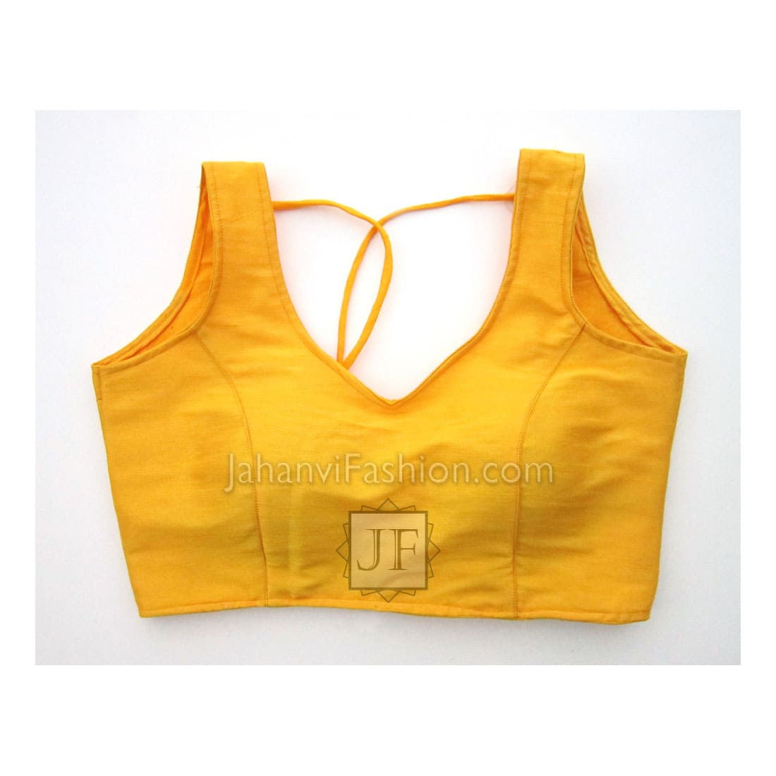 Readymade Designer V-Neck Sleeveless Saree Blouse For Women