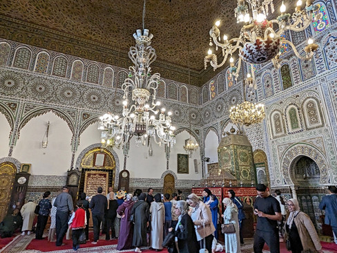 Moulay Idriss Mausoleum in Fes, Morocco.
